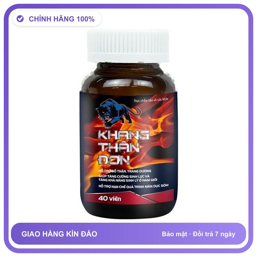 Viên Uống Khang Thận Đơn - Hỗ Trợ Hạn Chế Quá Trình Mãn Dục Sớm Snapshop Chính Hãng Mẫu Mới