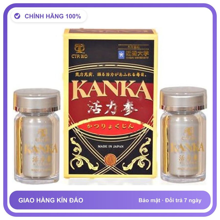 Bổ Thận Kanka Katsuryokujin Nhật Bản Hộp 60 Viên - Tăng Cường Sinh Lực Snapshop Chính Hãng