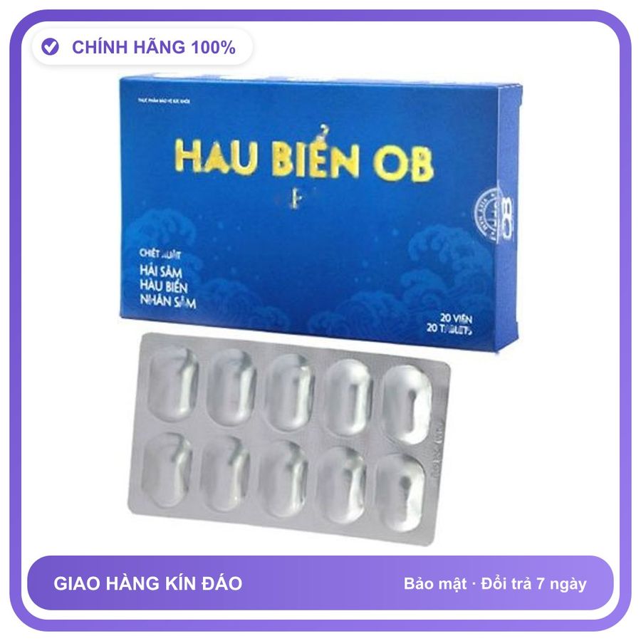 Hàu Biển OB New - Giúp Bổ Thận & Tăng Cường Sinh Lý Nam Giới Snapshop Chính Hãng