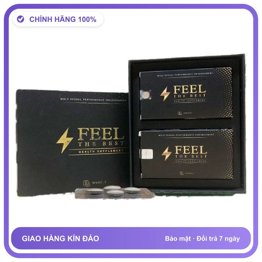 Viên Uống FEEL THE BEST - Hỗ Trợ Tăng Cường Sinh Lực Cho Nam Giới Snapshop Chính Hãng Mẫu Mới