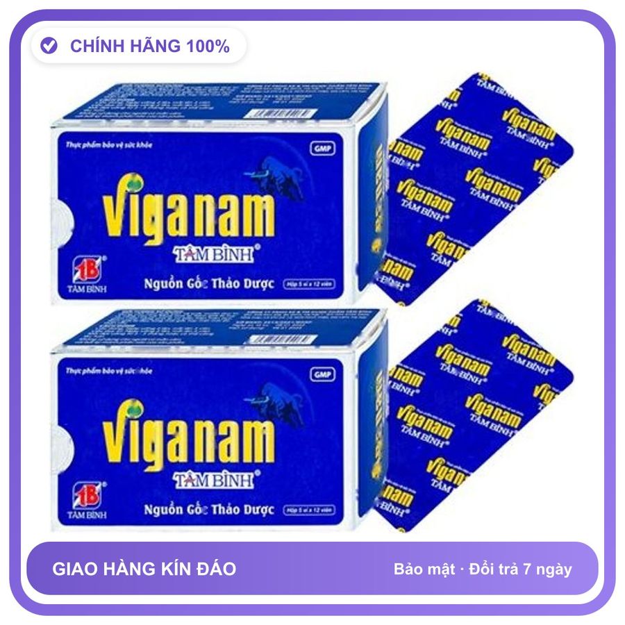 Viganam Tâm Bình - Hỗ Trợ Tăng Cường Sinh Lực Snapshop Chính Hãng Hàng Nhập Khẩu