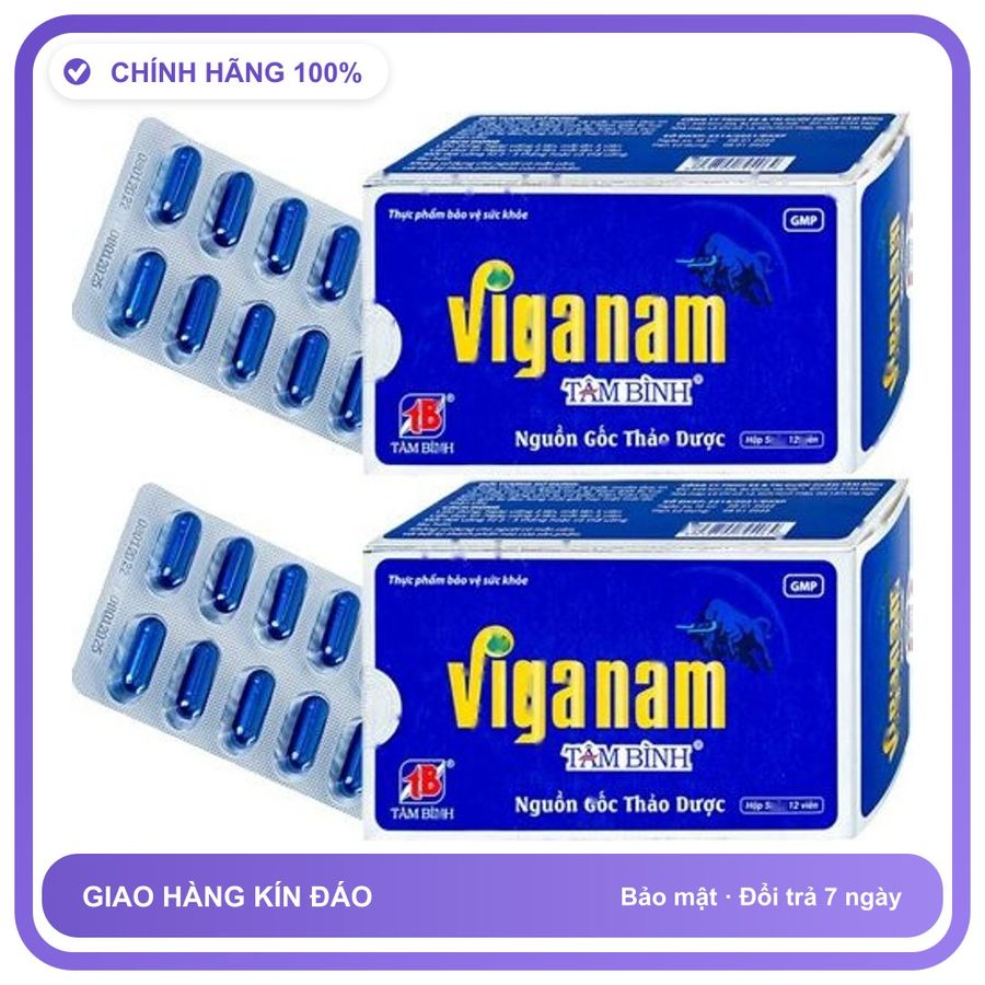 Viganam Tâm Bình - Hỗ Trợ Tăng Cường Sinh Lực Snapshop Chính Hãng Mẫu Mới
