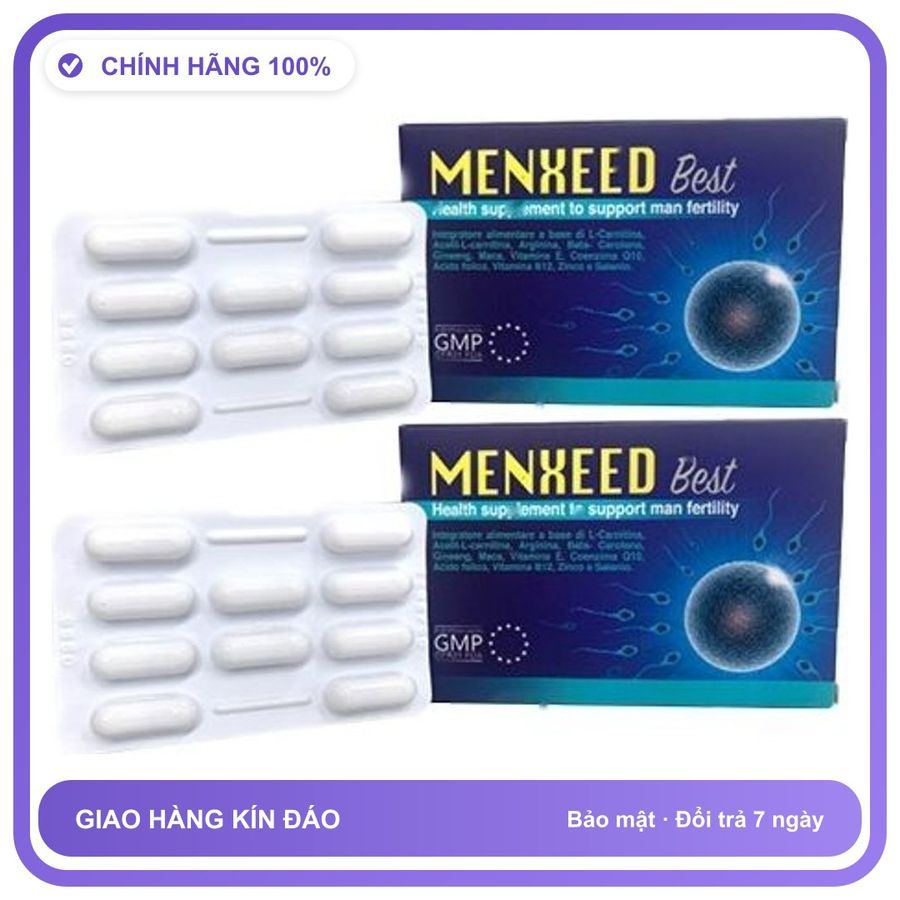 Menxeed Best - Viên Uống Hỗ Trợ Sức Khoẻ Sinh Sản Nam Giới Hộp 30 Viên Snapshop Chính Hãng Mẫu Mới