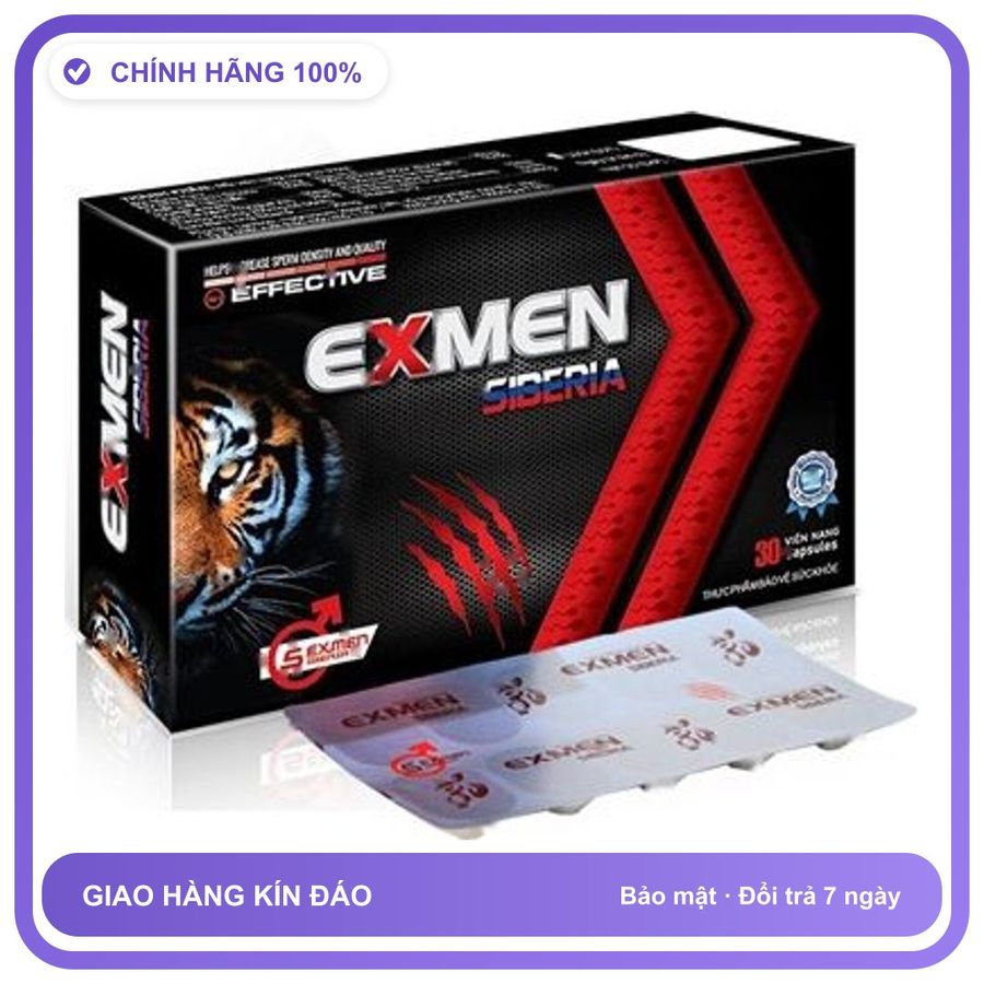 EXMEN SIBERIA - Giúp Tăng Cường Sinh Lực Snapshop Chính Hãng