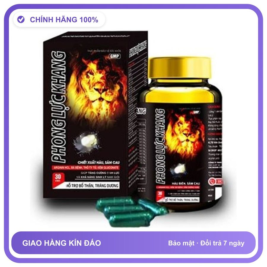 PHONG LỰC KHANG - Hỗ Trợ Tăng Cường Sinh Lý Nam Snapshop Chính Hãng Mẫu Mới
