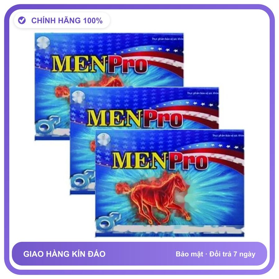MEN Pro - Hỗ Trợ Tăng Cường Sinh Lý Nam Snapshop Chính Hãng Mẫu Mới