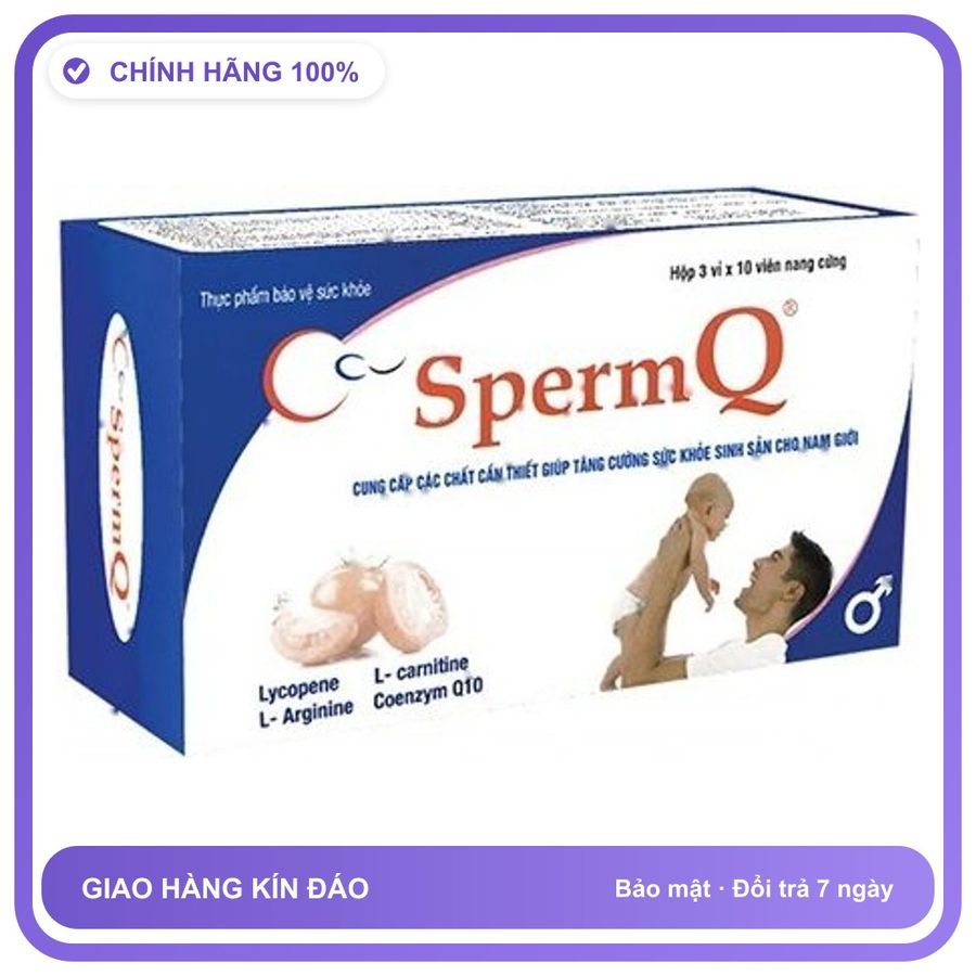 SPERMQ - Hỗ Trợ Sinh Sản Cho Nam Giới Snapshop Chính Hãng Hàng Nhập Khẩu