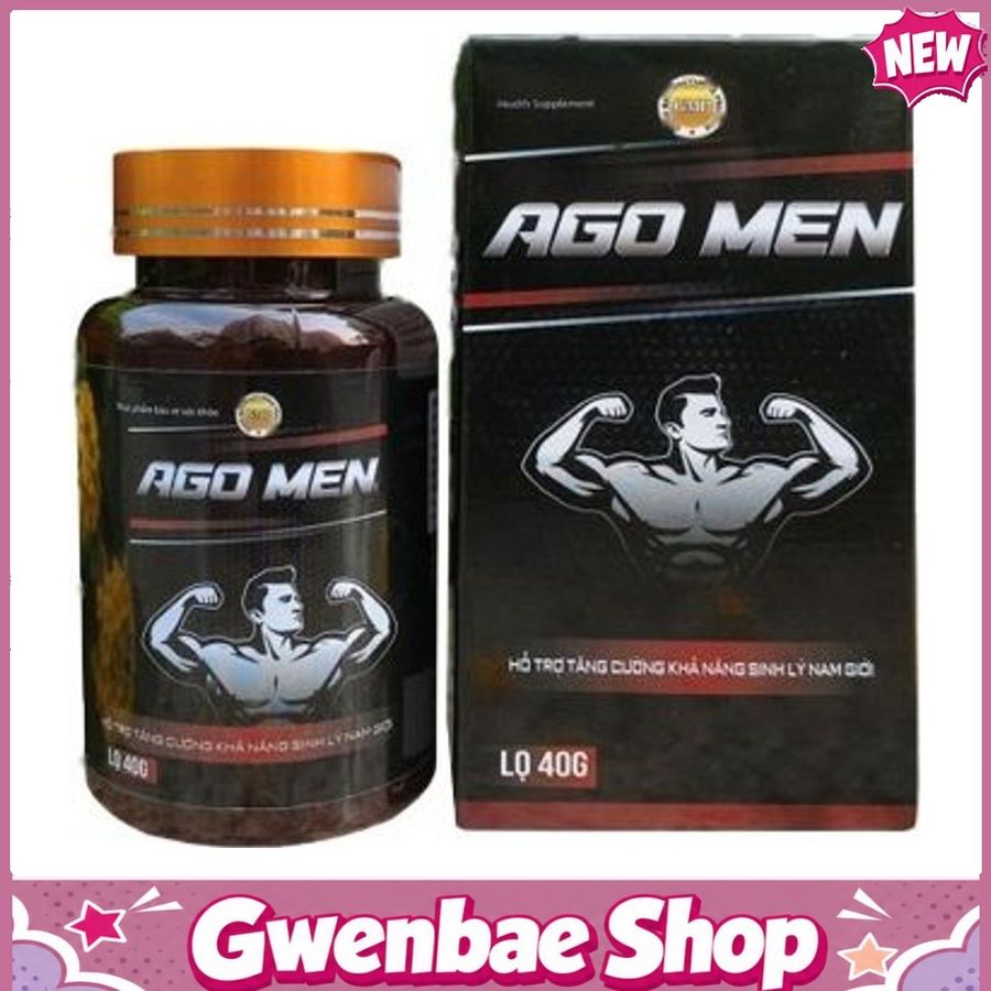 Ago Men - Hỗ Trợ Bổ Thận & Tăng Cường Sinh Lý (Hộp 40g) Gwenshop Chính Hãng