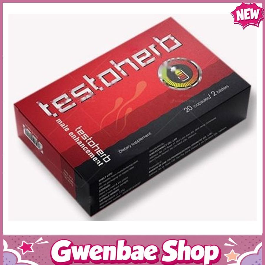 Testoherb 1 Hour - Hỗ Trợ Kéo Dài Thời Gian Quan Hệ (Hộp 16 Viên) Gwenshop Chính Hãng Hàng Nhập Khẩu
