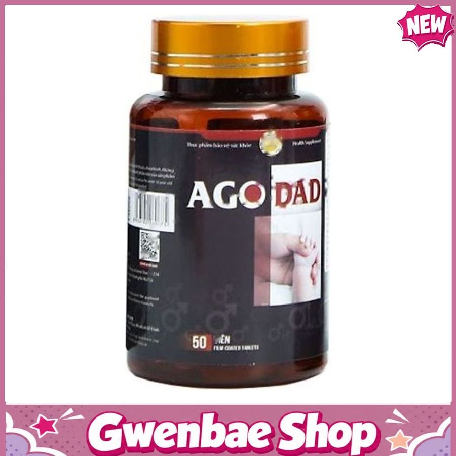 Ago Dad - Viên Uống Hỗ Trợ Bổ Thận (Hộp 50 Viên) Gwenshop Chính Hãng Hàng Nhập Khẩu