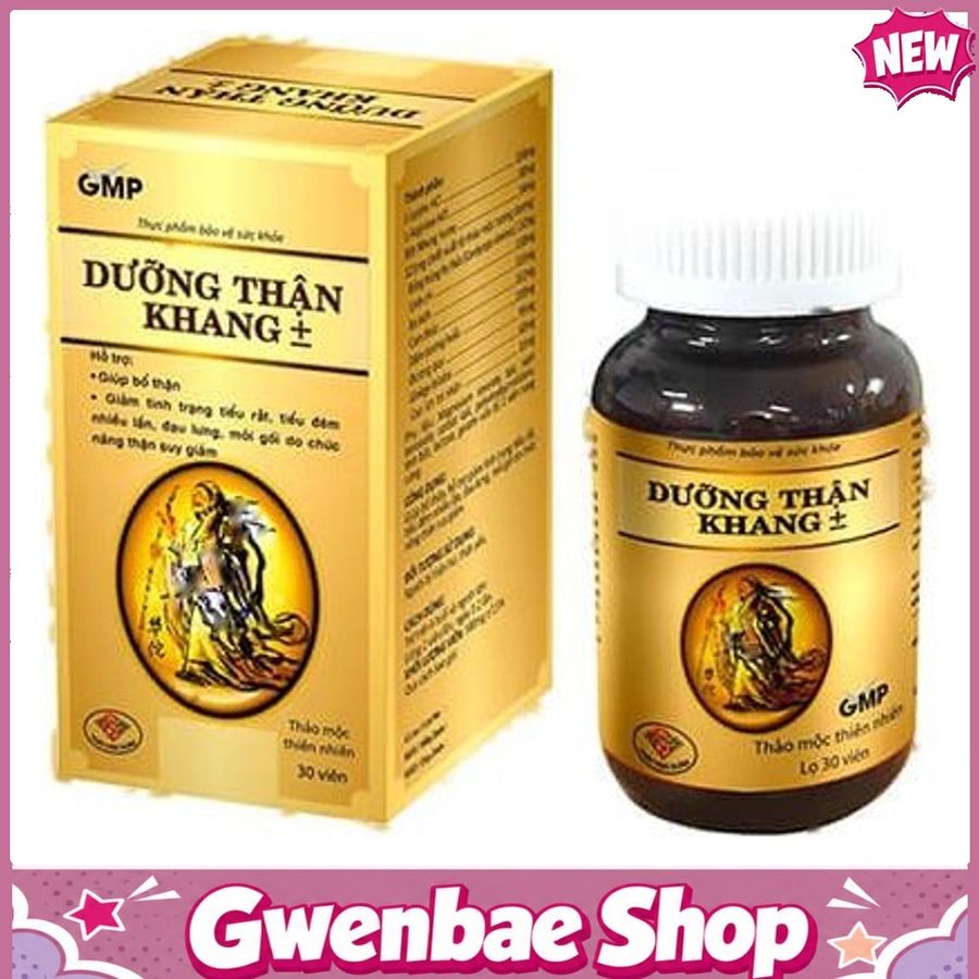 Dưỡng Thận Khang - Hỗ Trợ Sinh Lý, Làm Ấm Bàng Quang Gwenshop Chính Hãng