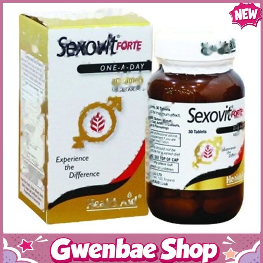 HealthAid SEXOVIT FORTE - Hỗ Trợ Tăng Cường Sinh Lực Cho Cả Nam & Nữ Giới Gwenshop Chính Hãng Hàng Nhập Khẩu