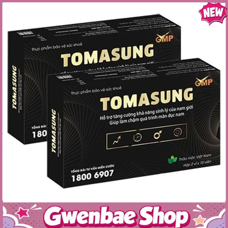 Viên Uống Tomasung - Hỗ Trợ Tăng Cường Sinh Lý & Làm Chậm Quá Trình Mãn Dục Nam Giới Gwenshop Chính Hãng Hàng Nhập Khẩu