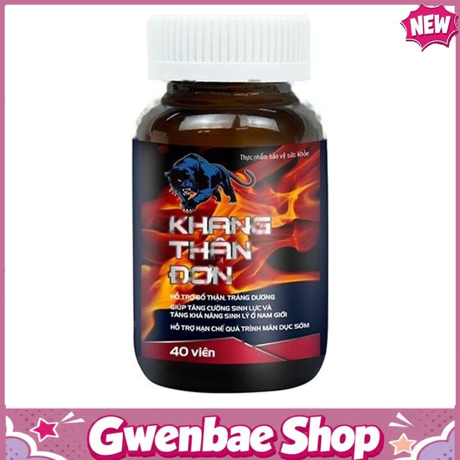 Viên Uống Khang Thận Đơn - Hỗ Trợ Hạn Chế Quá Trình Mãn Dục Sớm Gwenshop Chính Hãng Mẫu Mới