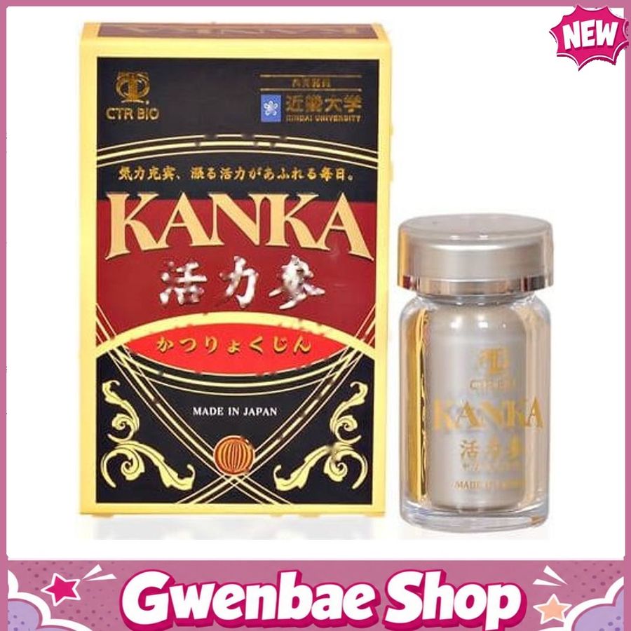 Bổ Thận Kanka Katsuryokujin Nhật Bản Hộp 30 Viên - Hỗ Trợ Bồi Bổ Sức Khỏe Gwenshop Chính Hãng