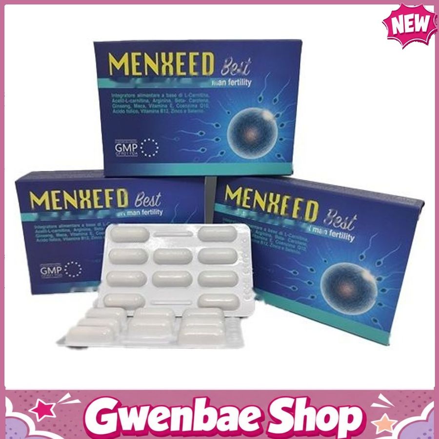 Menxeed Best - Viên Uống Hỗ Trợ Sức Khoẻ Sinh Sản Nam Giới Hộp 30 Viên Gwenshop Chính Hãng Hàng Nhập Khẩu