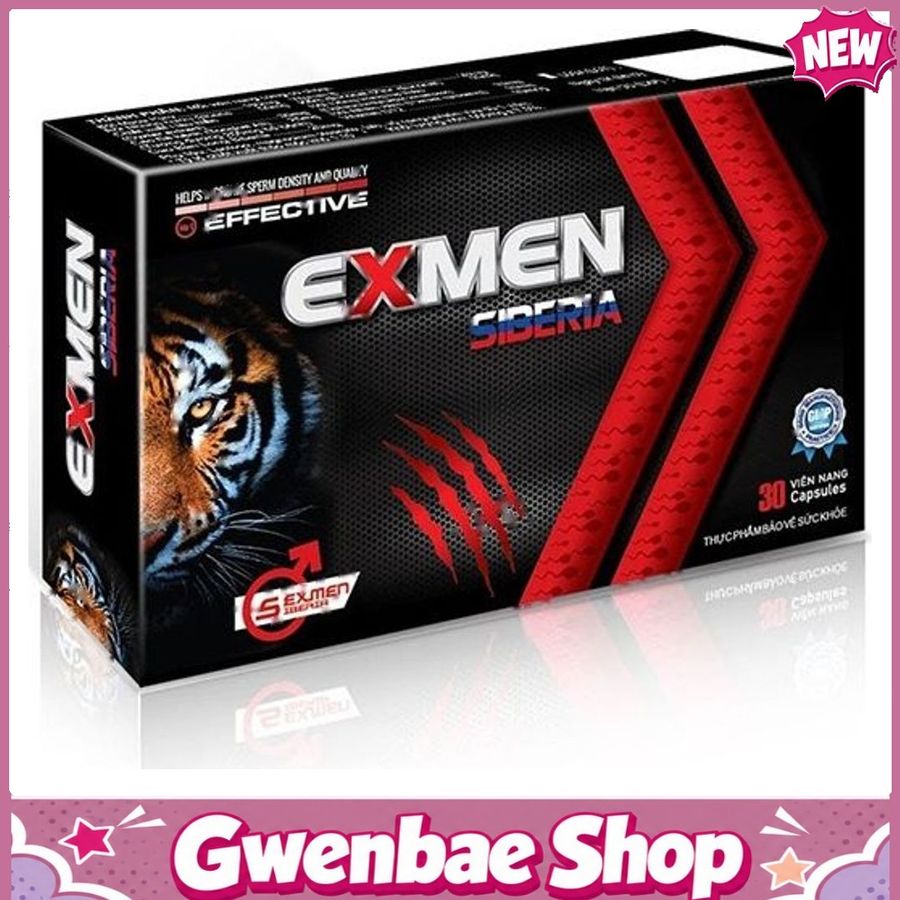 EXMEN SIBERIA - Giúp Tăng Cường Sinh Lực Gwenshop Chính Hãng Hàng Nhập Khẩu