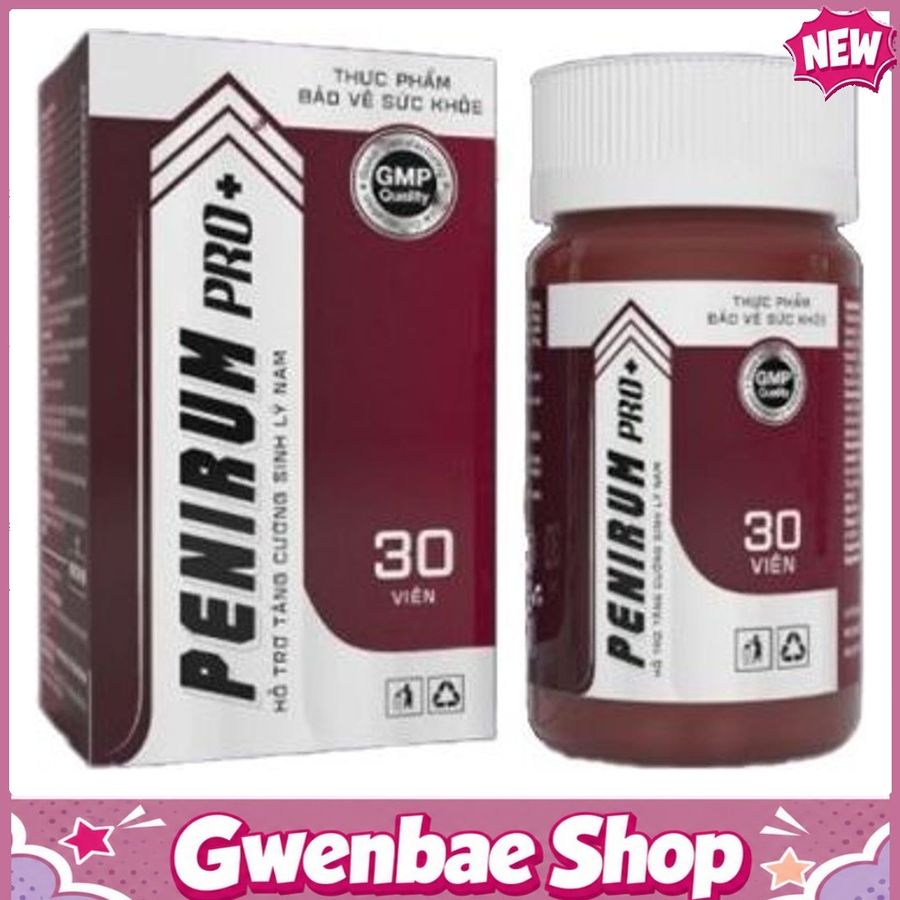 PENIRUM PRO+ - Hỗ Trợ Mạnh Gân Cốt Gwenshop Chính Hãng - hàng chuẩn nguồn gốc rõ ràng, dùng đều đặn mỗi ngày, đóng gói kín đáo