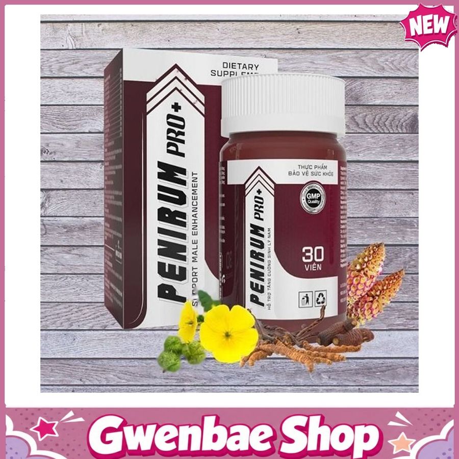 PENIRUM PRO+ - Hỗ Trợ Mạnh Gân Cốt Gwenshop Chính Hãng Hàng Nhập Khẩu