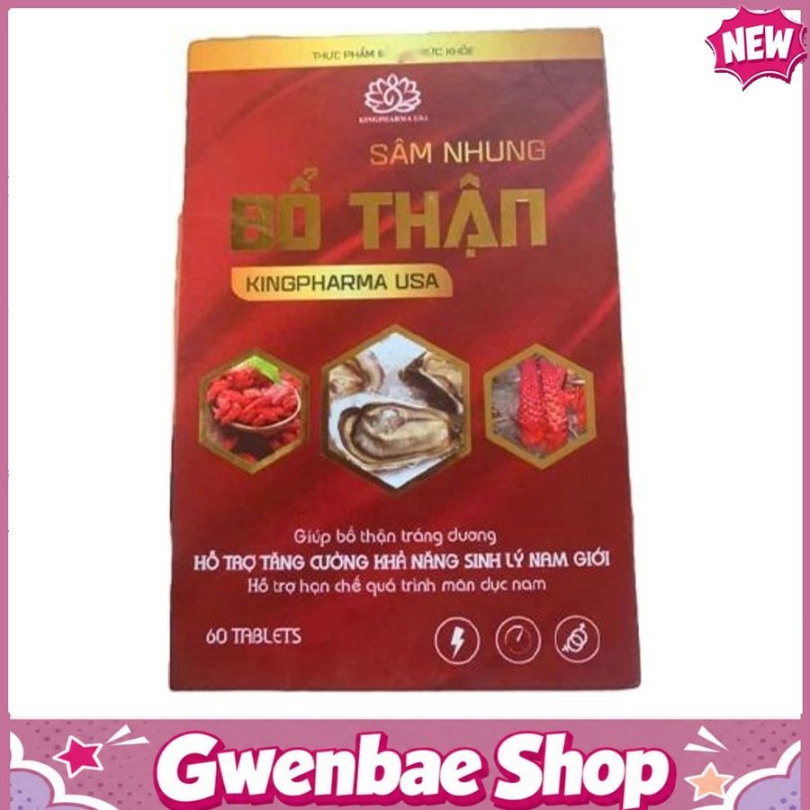 Sâm Nhung Bổ Thận KINGPHARMA USA - Giúp Bổ Thận Tráng Dương Gwenshop Chính Hãng