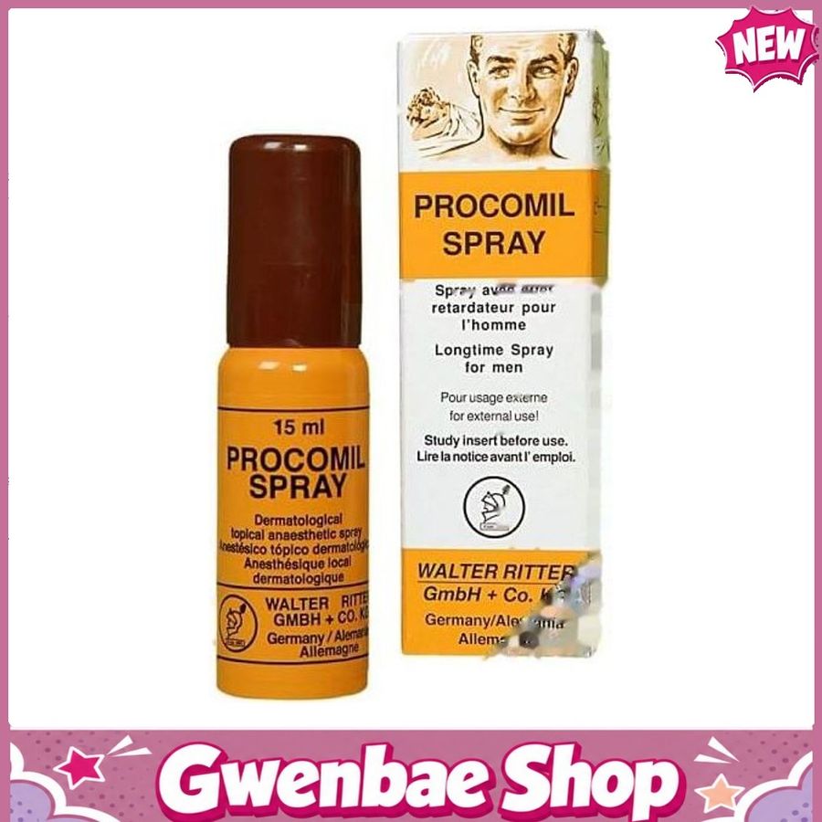 Chai Xịt Lâu Ra Procomil Spray Của Đức Gwenshop Chính Hãng - kéo dài thời gian, thấm nhanh không nhờn rít, dùng trước khi quan hệ