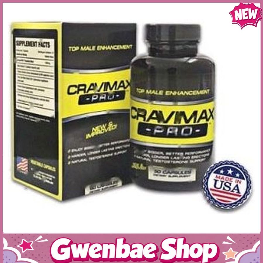 Cravimax Pro - Viên Uống Tăng Cường Sinh Lực & Cải Thiện Sinh Lý Phái Mạnh Gwenshop Chính Hãng Hàng Nhập Khẩu