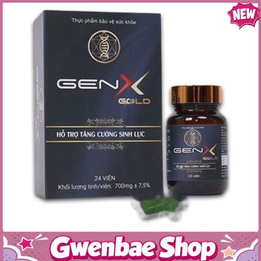 Gen X Gold - Viên Uống Tăng Cường Sinh Lý Cho Nam Giới Gwenshop Chính Hãng