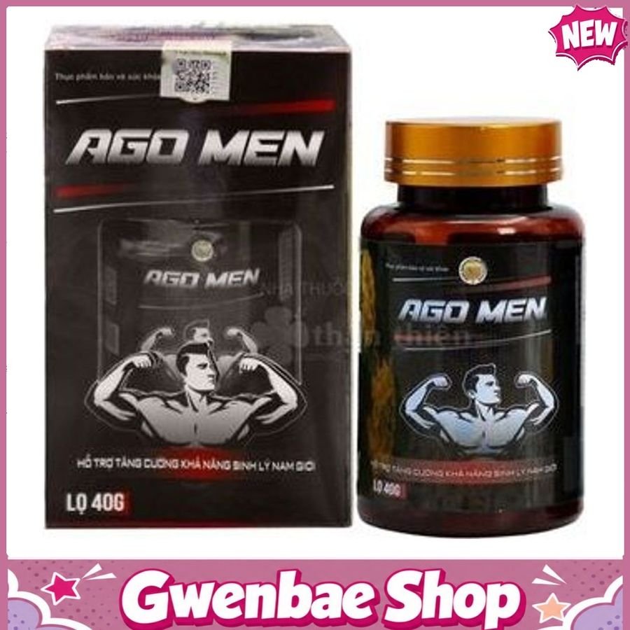 Ago Men - Viên Uống Tăng Cường Sinh Lý Nam Hộp 40gr Gwenshop Chính Hãng