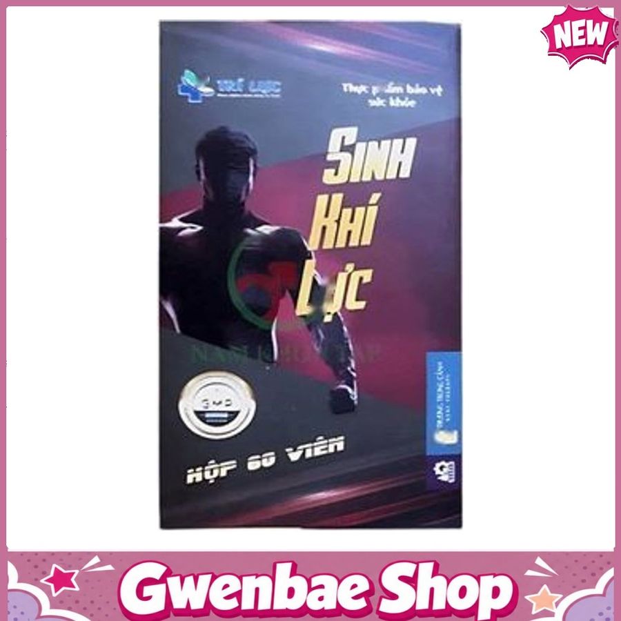 Sinh Khí Lực Hỗ Trợ Bổ Thận, Tráng Dương, Cải Thiện Sức Khỏe Sinh Lý Nam Giới (hộp 60 Viên) Gwenshop Chính Hãng