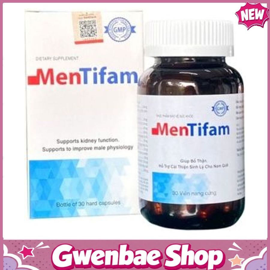 MenTifam Viên Uống Hỗ Trợ Bổ Tinh, Tăng Cường Sinh Lý Nam Gwenshop Chính Hãng