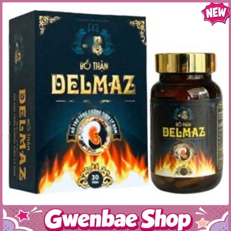 Delmaz Viên Uống Giúp Bổ Thận & Tăng Cường Sinh Lý Nam Giới Gwenshop Chính Hãng