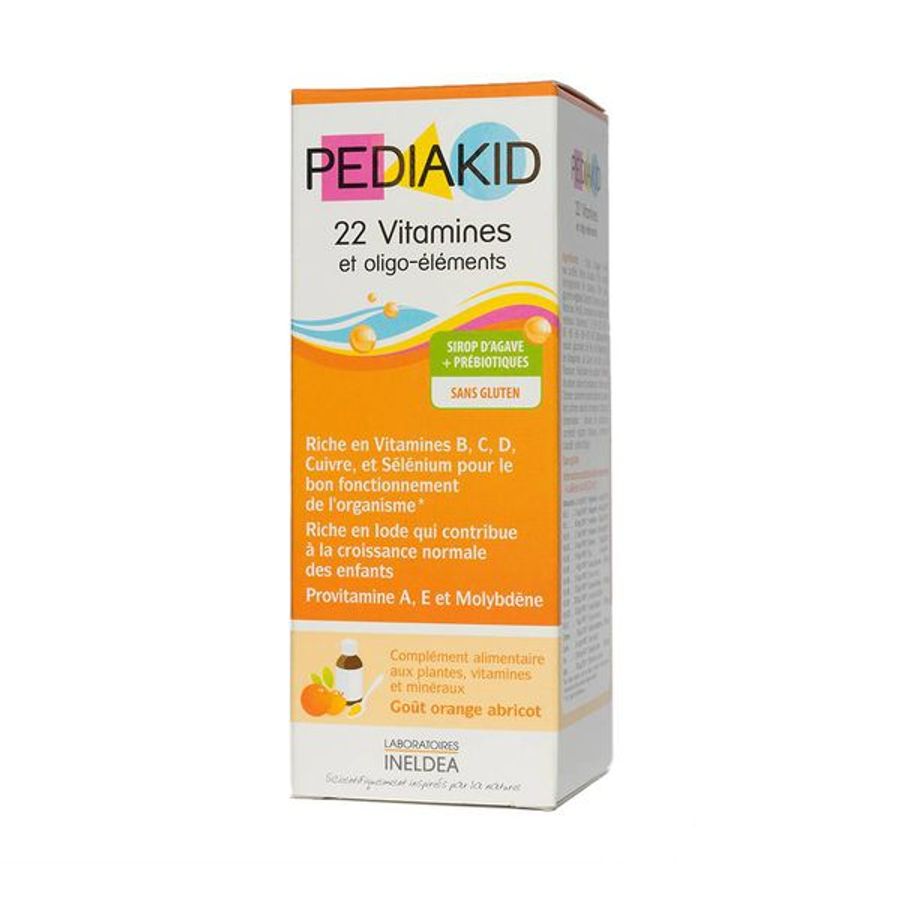 (Hàng co·Vitamin tổng hợp Pediakid 22 Vitamins cho bé từ 6 tháng trở lên của Pháp