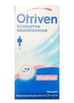 Thuốc nhỏ mũi Otriven 0,025% cho bé từ 0-2 tuổi