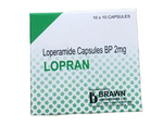 Viên nang Loperamide BP 2mg Lopran vỉ 10 viên