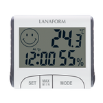 Nhiệt ẩm kế có giờ Lanaform LA120701 công nghệ cao