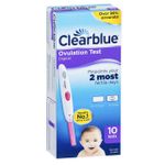 Set 10 que thử rụng trứng điện tử Clearblue 2 MOST