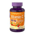 Viên uống Vitamin C 500mg Piping Rock hỗ trợ tăng đề kháng
