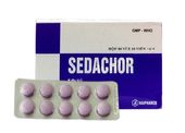 Thuốc Sedachor hạ sốt, giảm đau vỉ 10 viên (thuốc kê đơn)