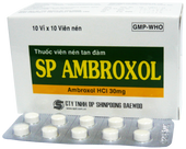 Thuốc SP Ambroxol HCL 30mg Shinpoong Daewoo Vỉ 10 viên