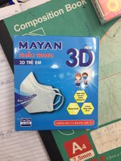 Khẩu trang Mayan 3D cho bé hộp 10 chiếc