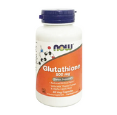 Glutathione Now 500 mg - Viên uống hỗ trợ trắng da