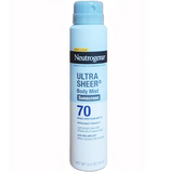 Xịt chống nắng toàn thân Neutrogena Ultra Sheer SPF 70, 141g