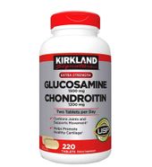 Viên uống Glucosamine 1500mg Kirkland Mỹ - Thực phẩm chức năng hỗ trợ xương khớp khỏe mạnh, giảm đau, phục hồi chấn thương, 220 viên