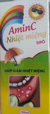 Siro giúp giảm nhiệt miệng Amin C- 100ml