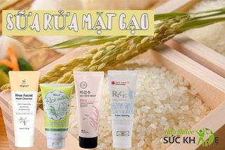 Top 11 sữa rửa mặt gạo tốt nhất mờ thâm dưỡng trắng da 