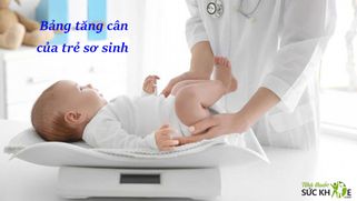 Bảng tăng cân của trẻ sơ sinh mới nhất theo tiêu chuẩn WHO