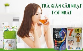 Top 7 Trà Giảm Cân Nhật Bản Hiệu Quả Nhất KHÔNG TÁC DỤNG PHỤ