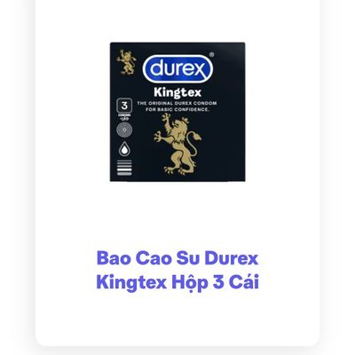 Bao cao su durex 